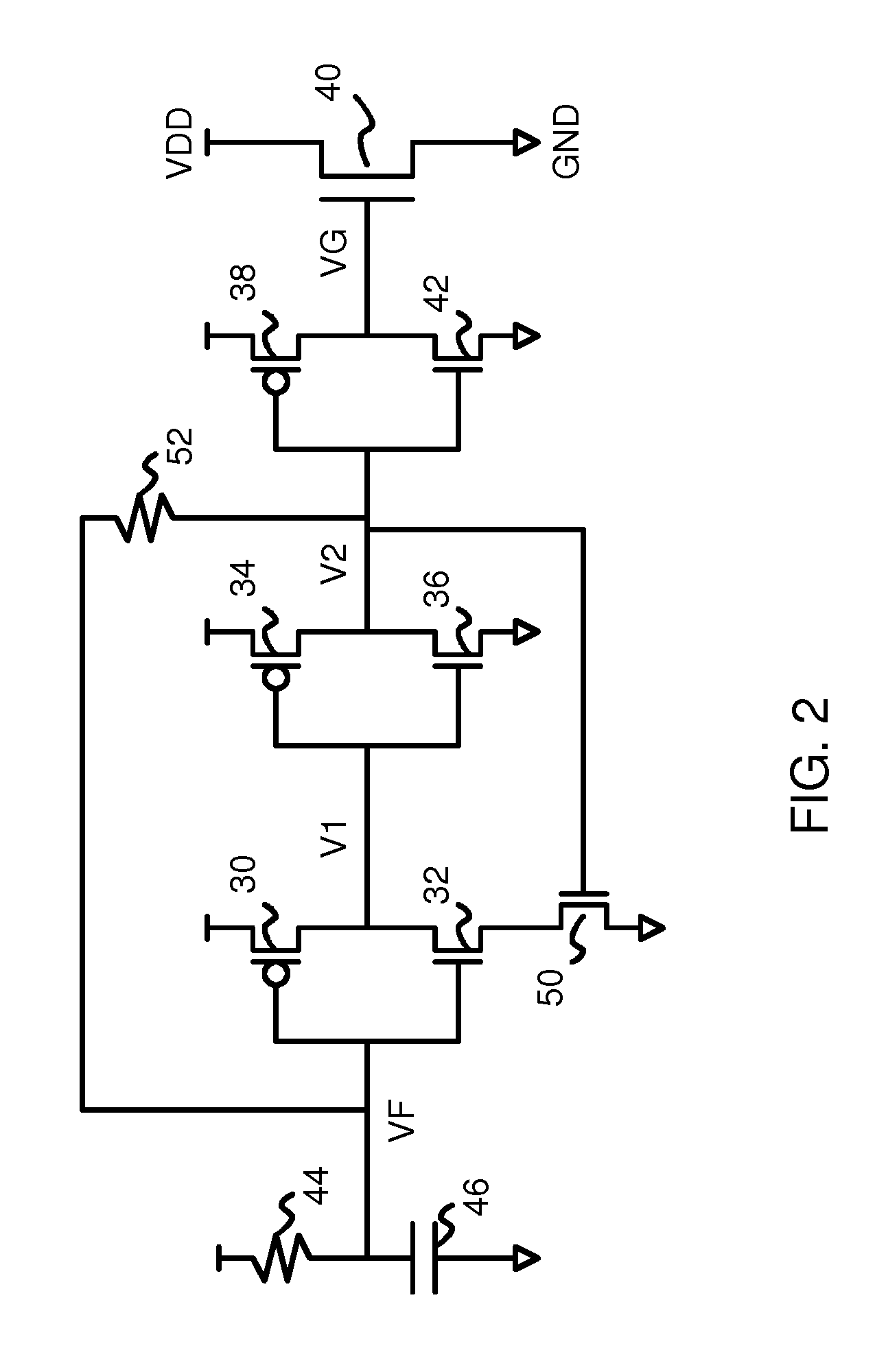 NMOS-based feedback power-clamp for on-chip ESD protection