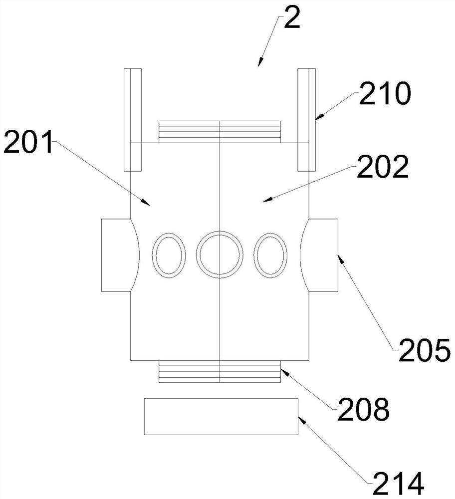 An L-shaped ball valve all-in-one switching press suction bottle