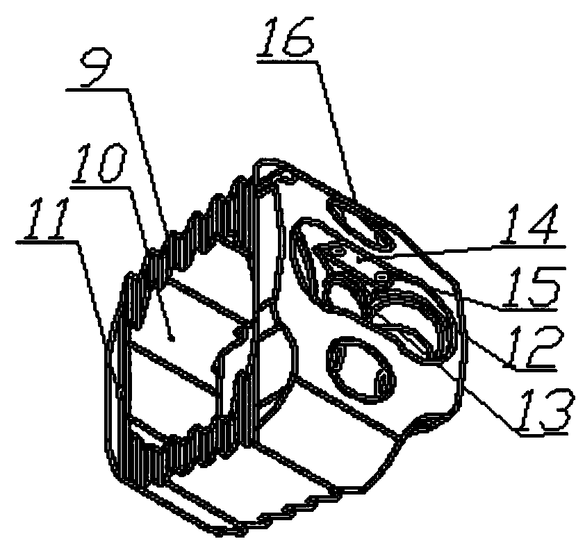 A cervical spine fusion device