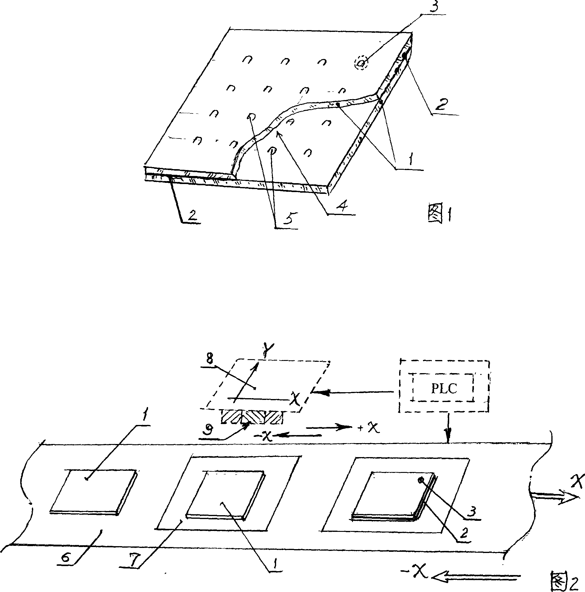 Vacuum glass supporting point distribution method and system