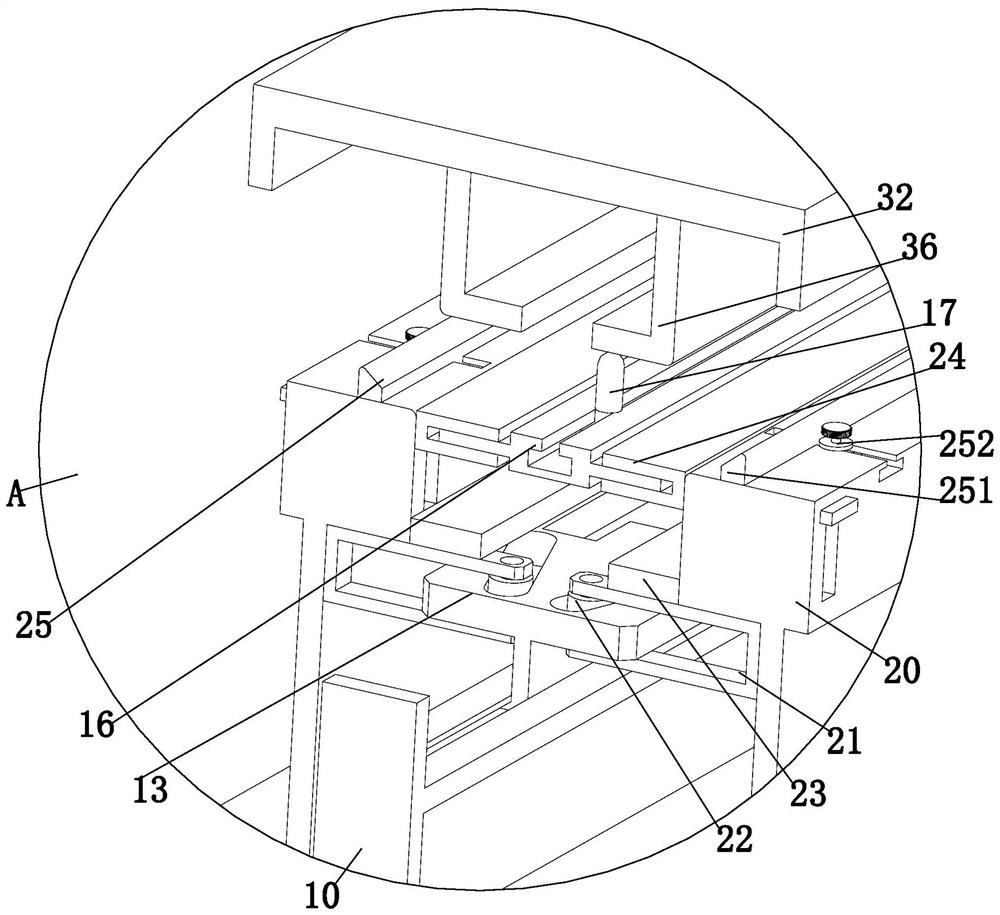 Groove type cable bridge cover plate punch forming die and punching method thereof