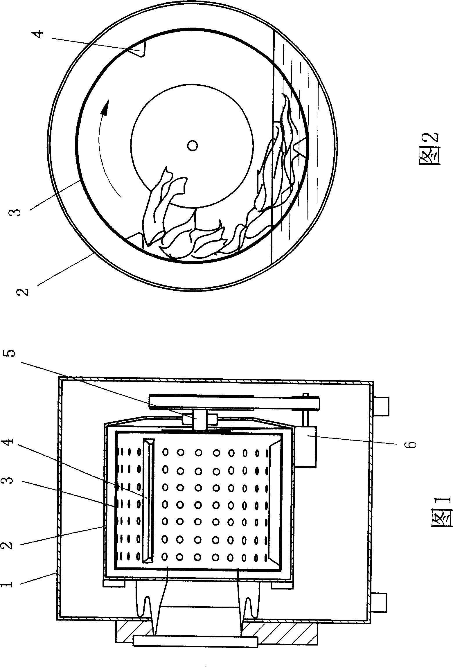 Washboard type roller washing method and washing machine applying the same method