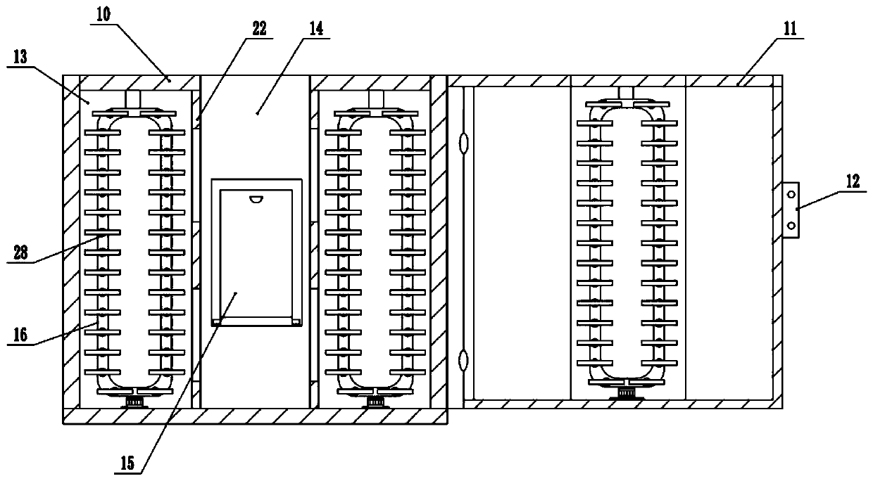 Multifunctional heat dissipation communication cabinet convenient to maintain