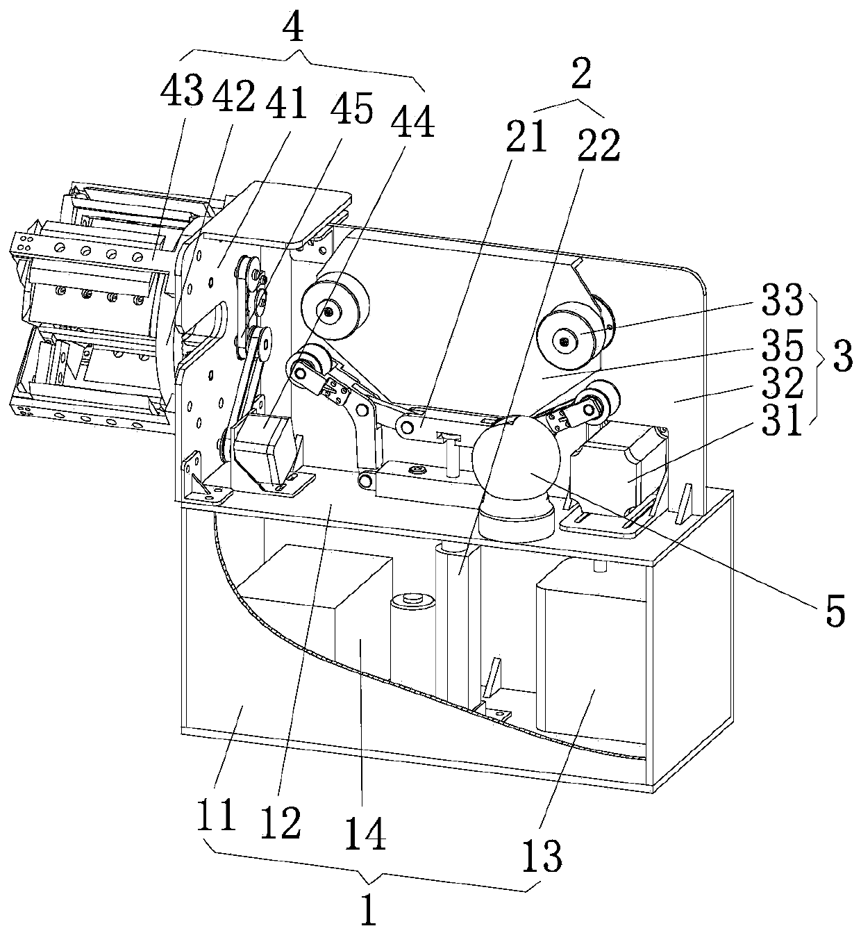 Cable obstacle removing robot