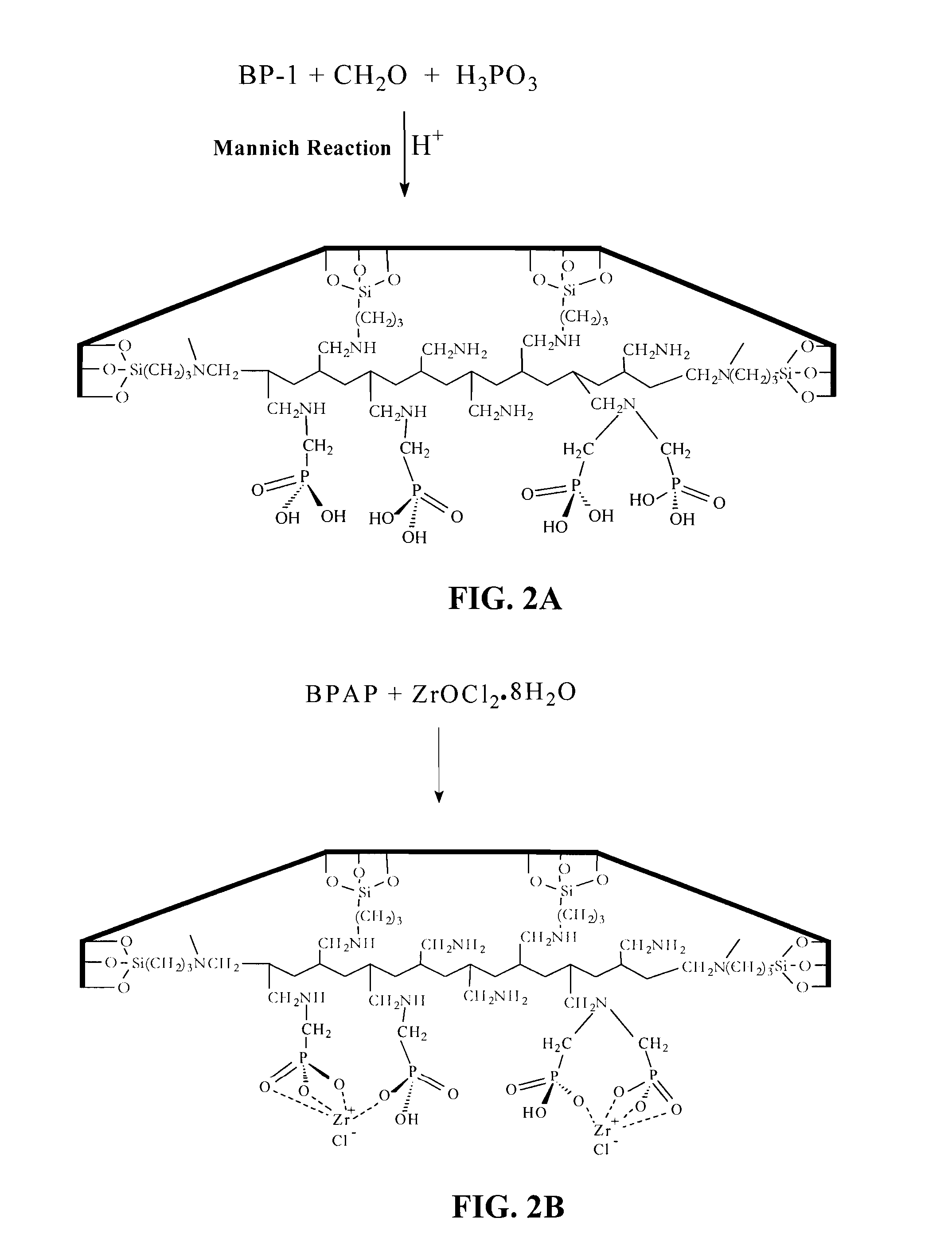 Nanoporous Silica Polyamine Composites with Surface-Bound Zirconium (IV) and Methods of Use