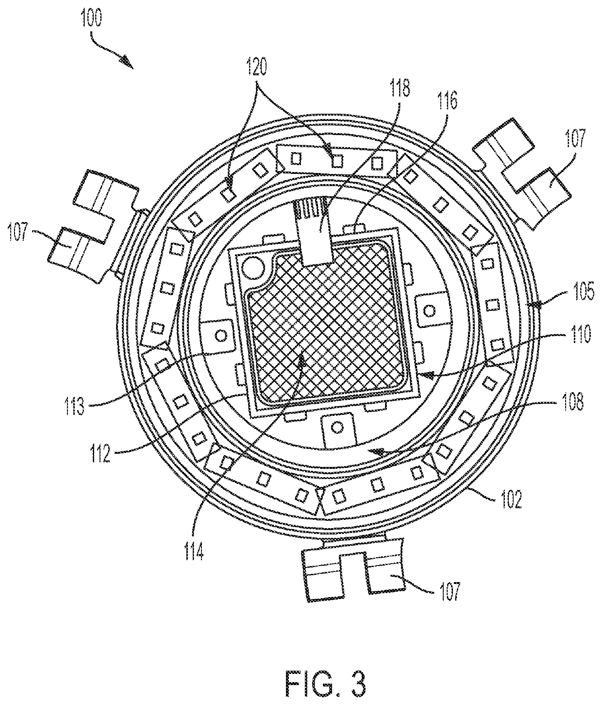 Downlight apparatus for uv-deactivation of pathogens