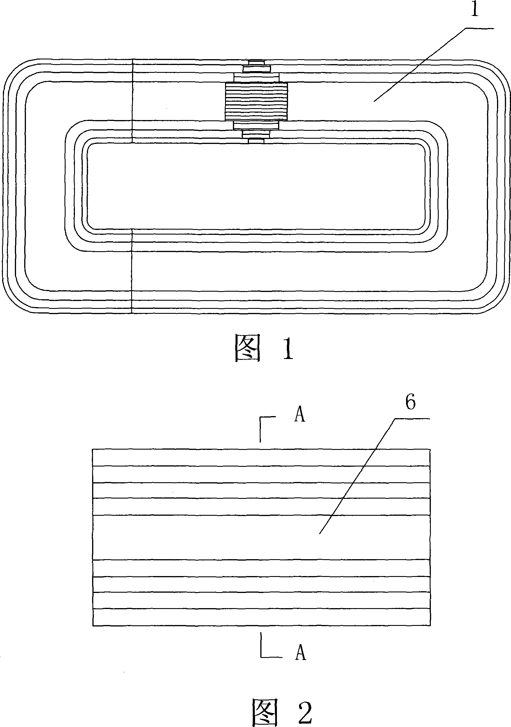 Making method of C-type ironic core of voltage mutual inductor