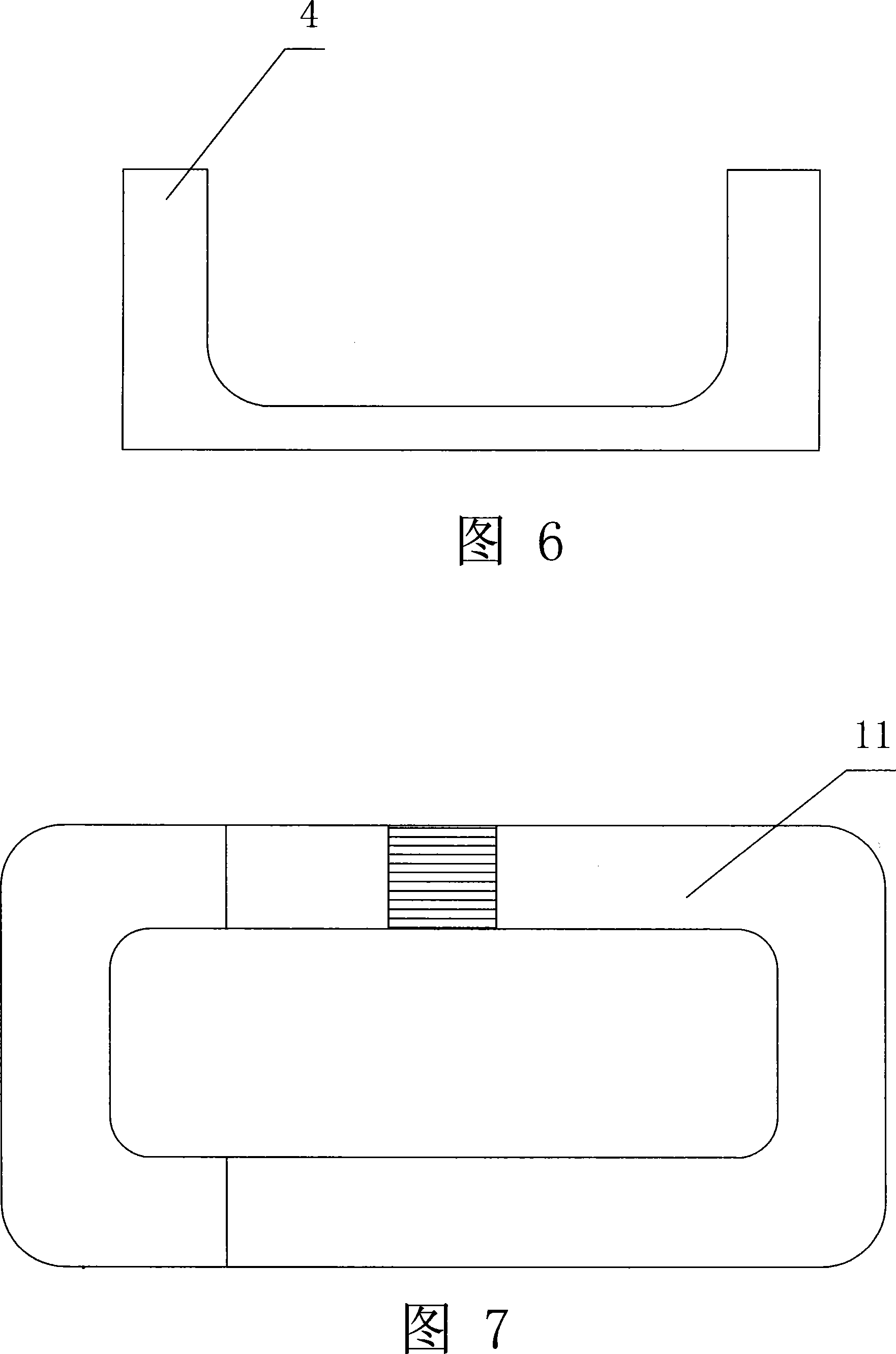 Making method of C-type ironic core of voltage mutual inductor