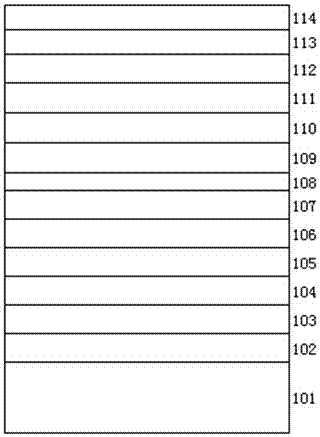 Light-emitting diode with distributed conductive hole structure and its manufacturing method