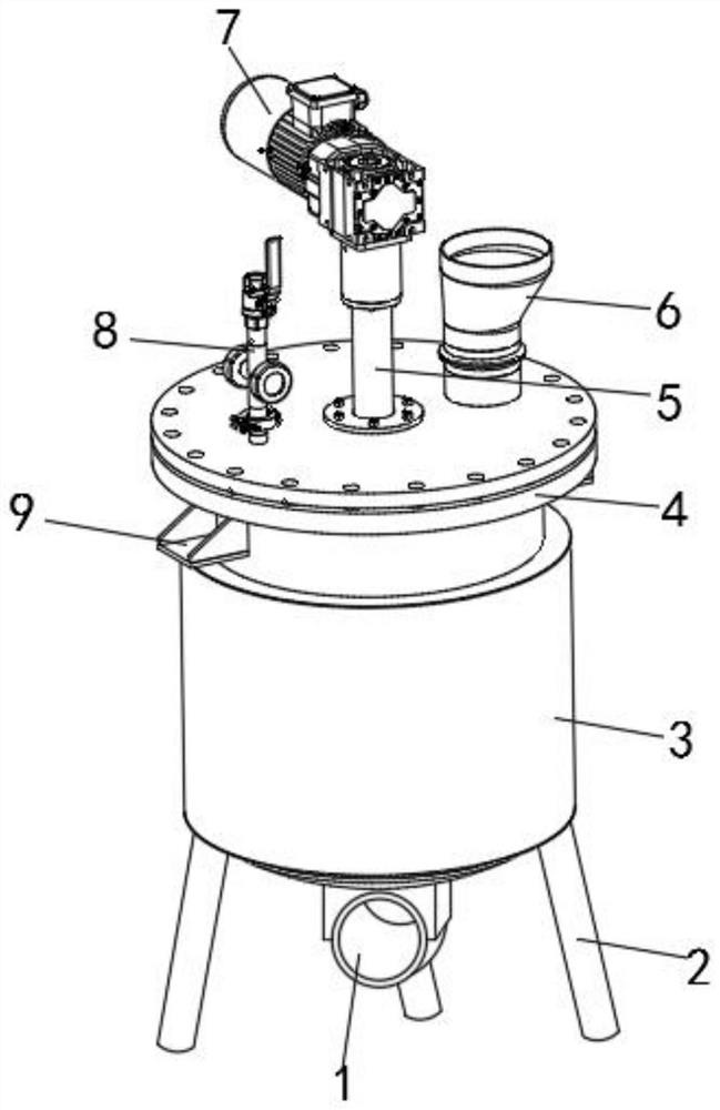 Preparation method of ternary cathode material for aluminum battery