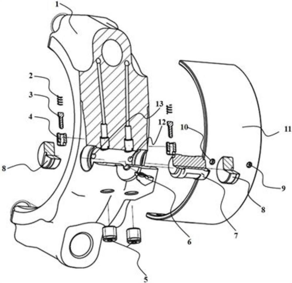 Variable compression ratio connecting rod control device