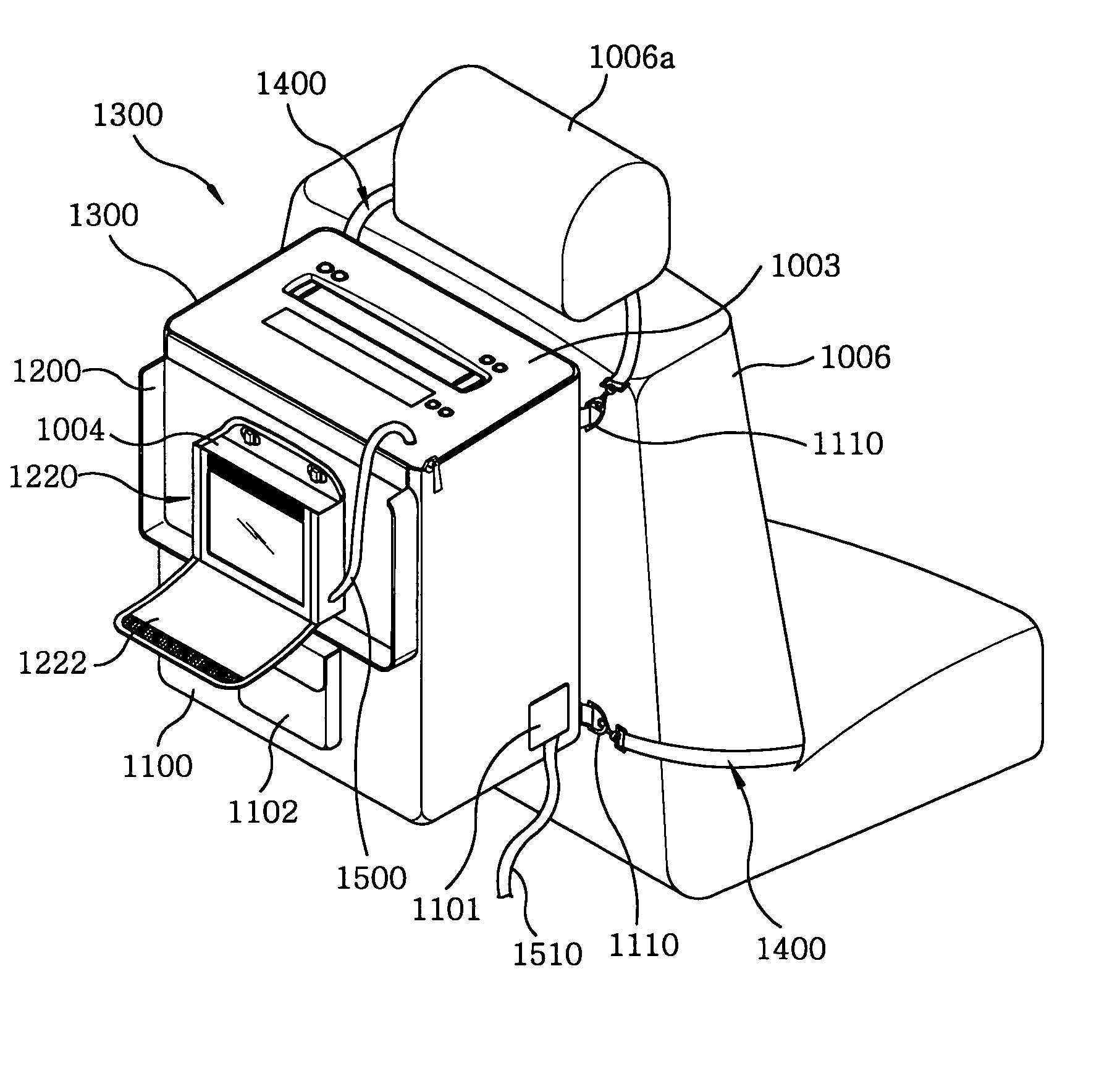 Case for carrying and mounting an image system in a car