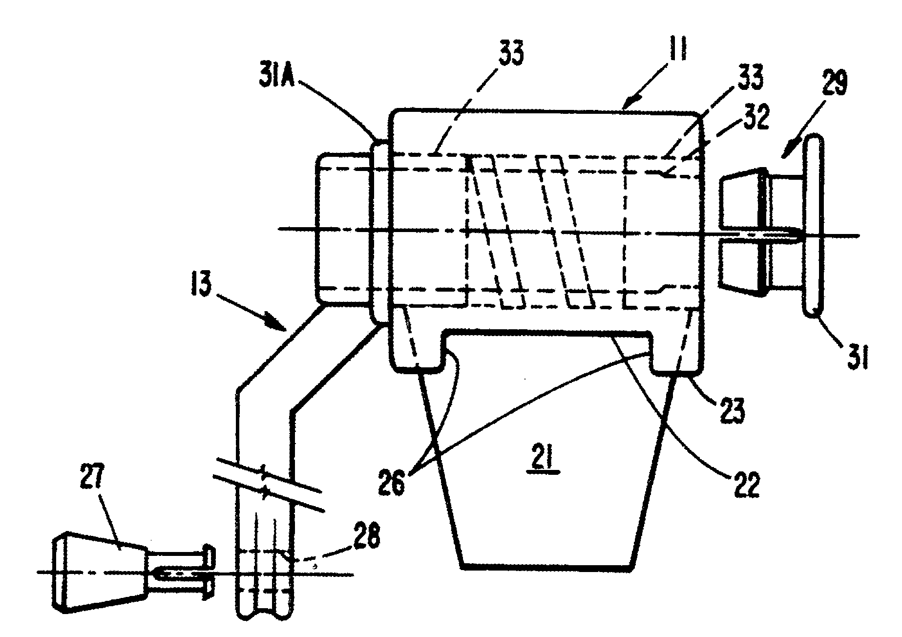 Apparatus for decomposting compressed tablets