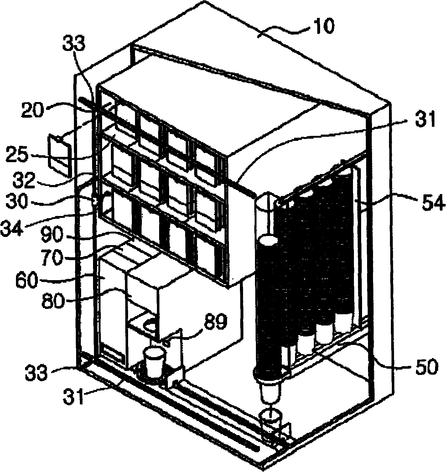 Automatic vending machine using teabag or filter-pack and operating method thereof