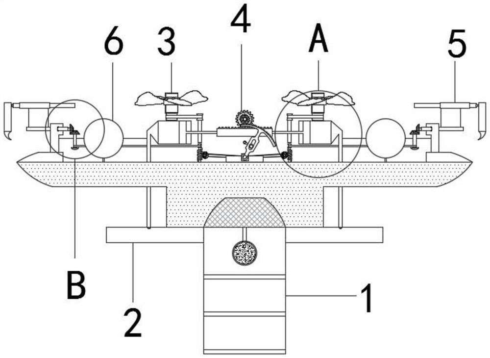 Efficient fishing device with ecological restoration function