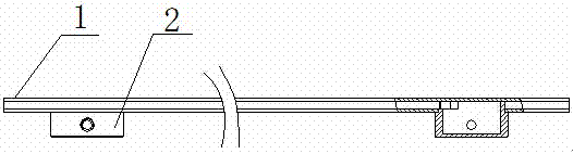 Length pvc plumbing floor with flow stop connections