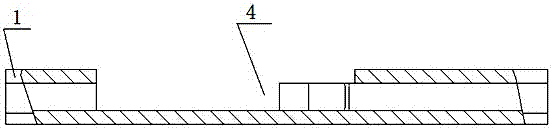 Length pvc plumbing floor with flow stop connections