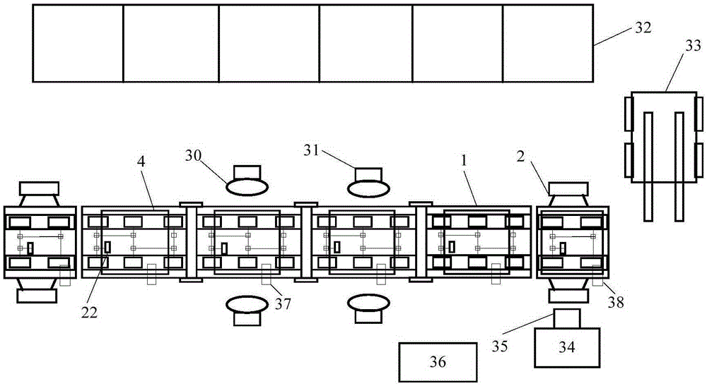 Reconfigurable automatic flexible welding production platform and operation method thereof