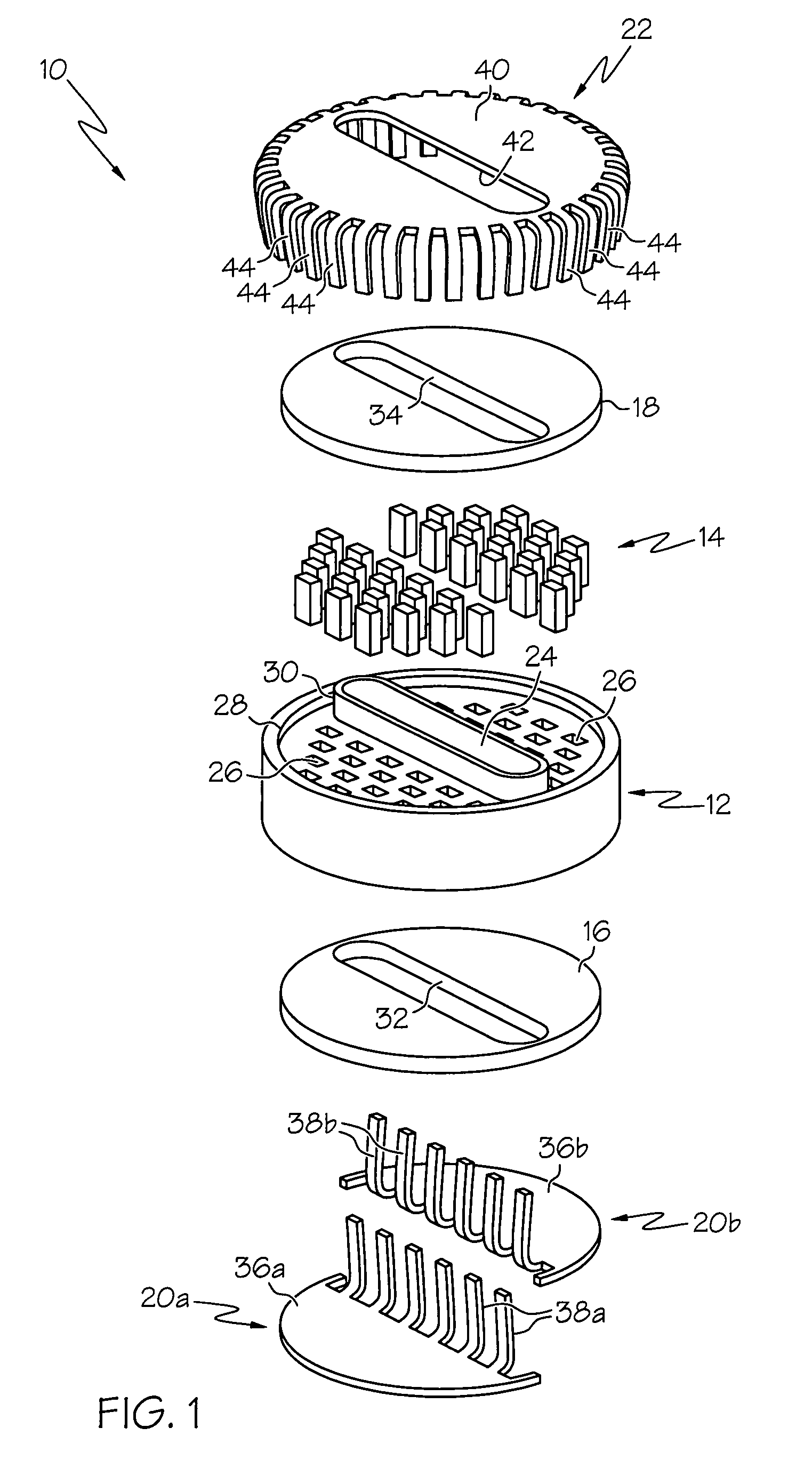 High-density pass-through filter apparatus