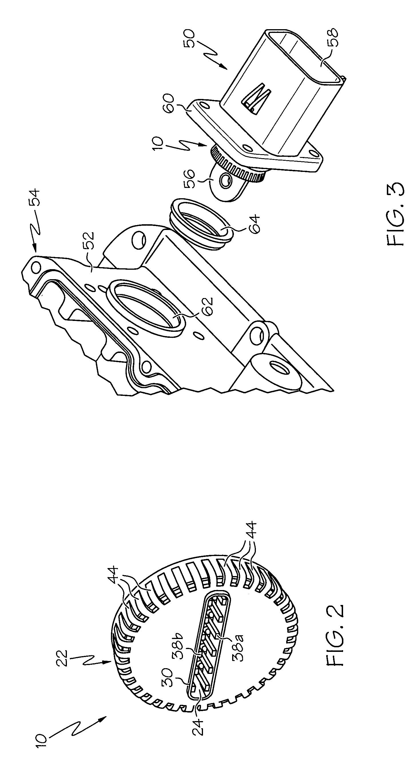 High-density pass-through filter apparatus