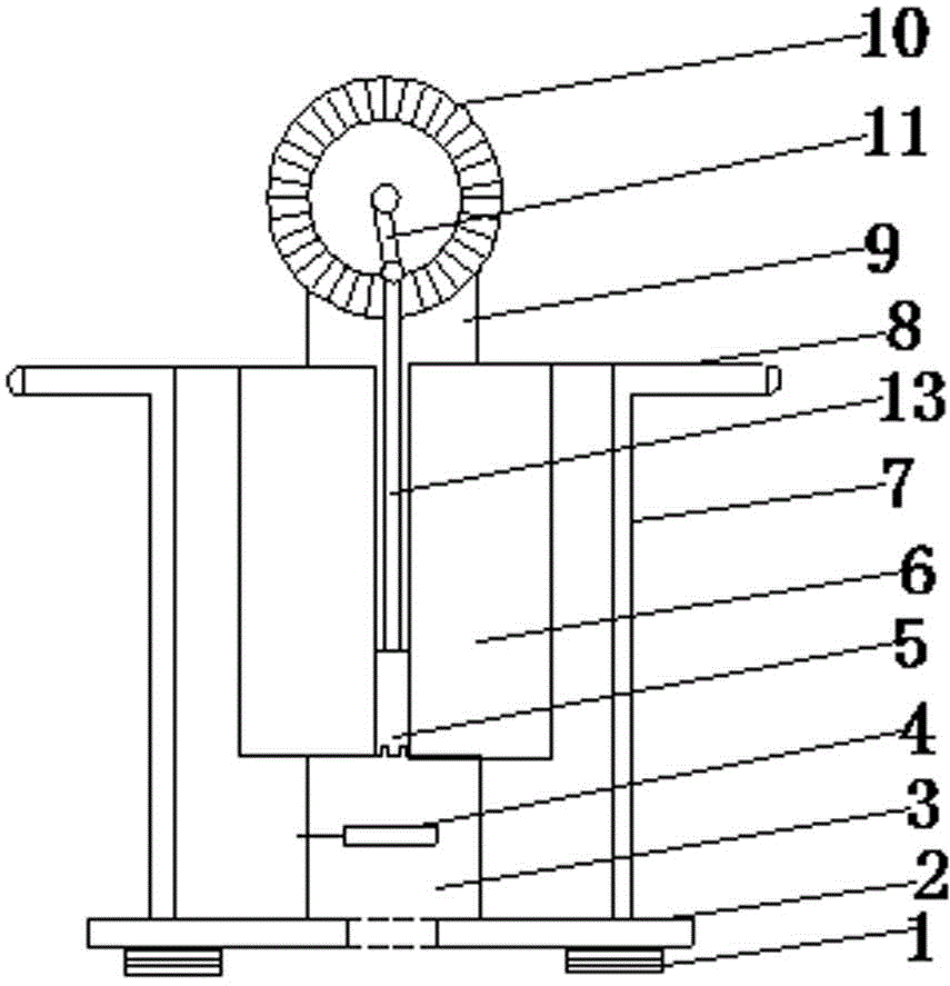 An anchor cable drilling rig with Luoyang shovel head for roadway floor