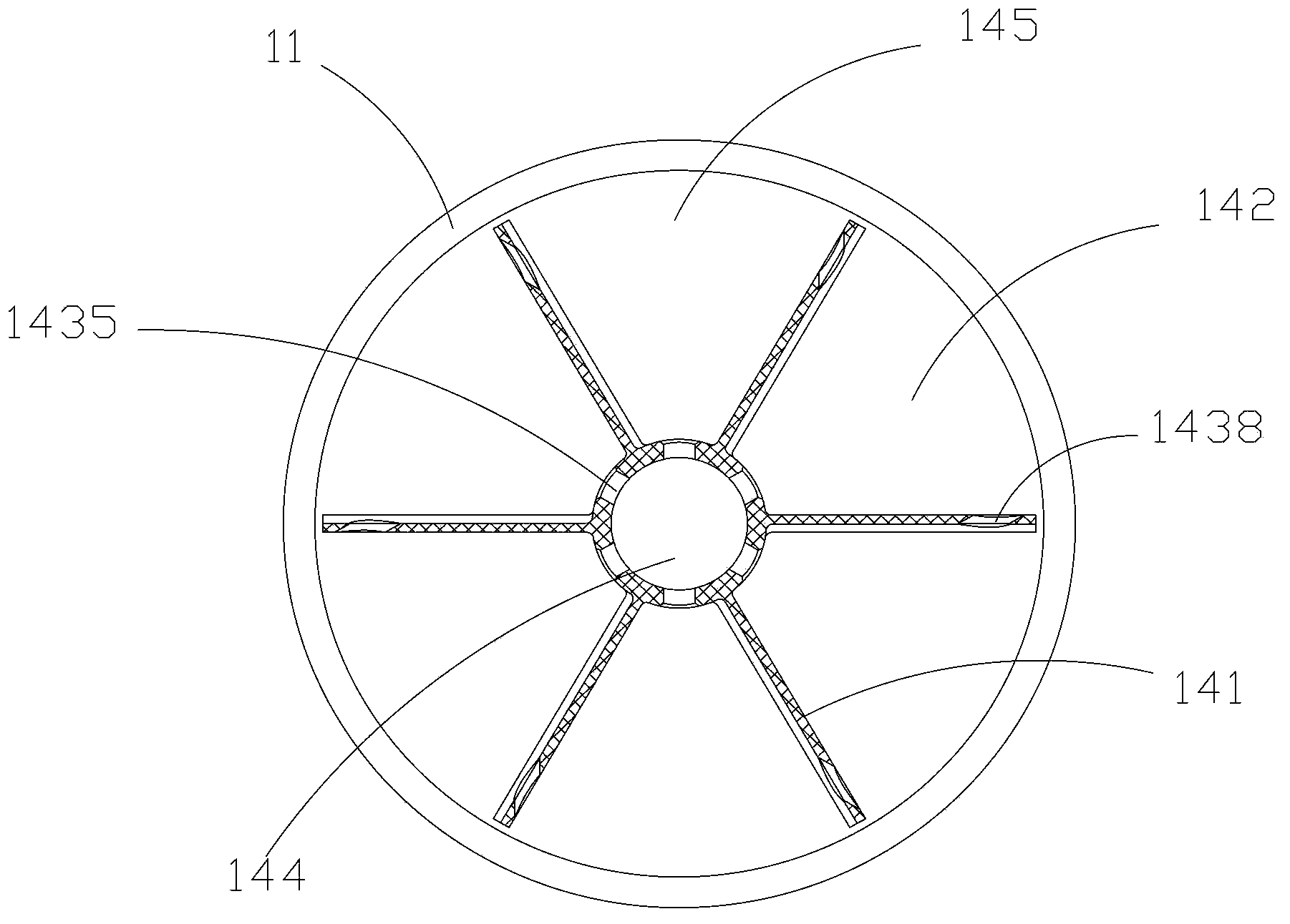 Hollow fiber membrane module and water treatment apparatus with it