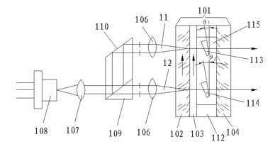 Tunable dual-frequency laser