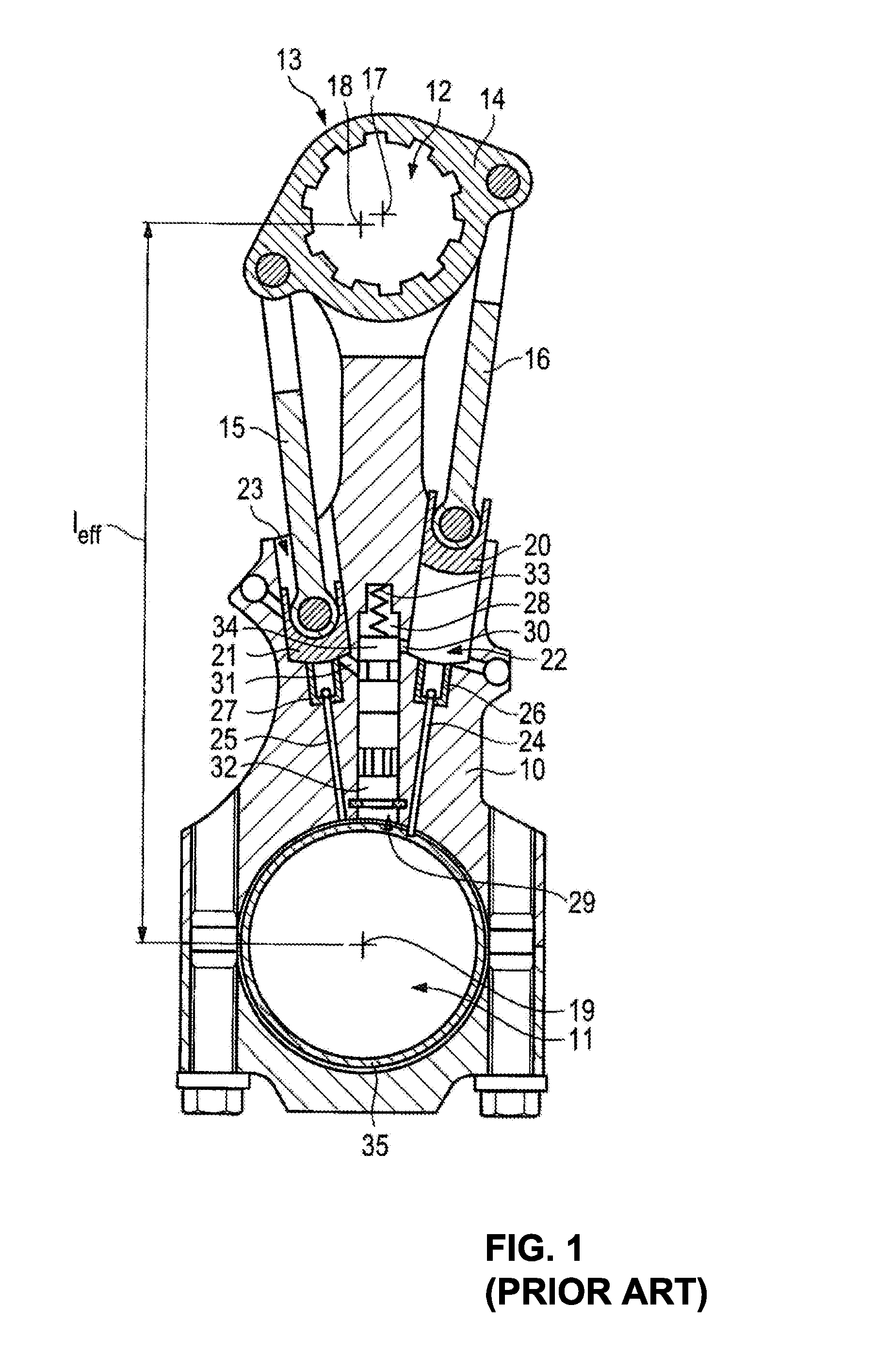 Internal combustion engine and connecting rod