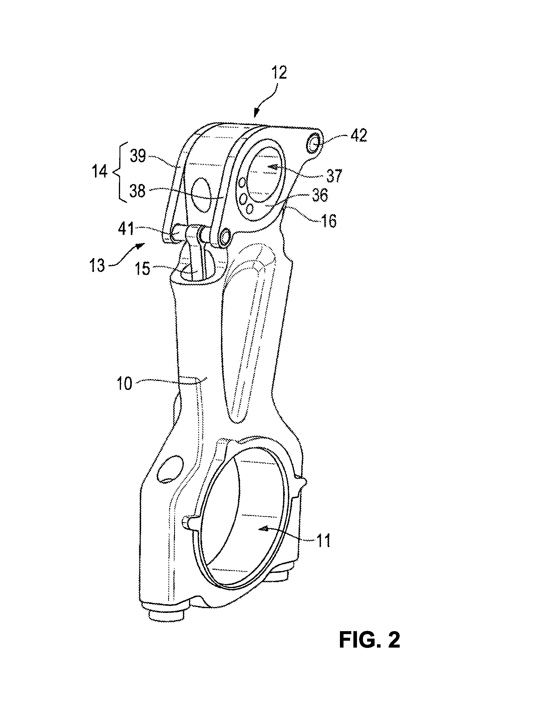 Internal combustion engine and connecting rod