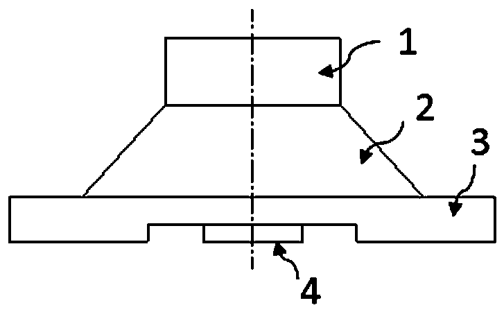 A luminous patch type elastic button