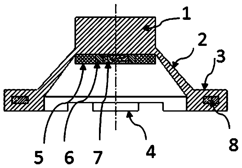 A luminous patch type elastic button