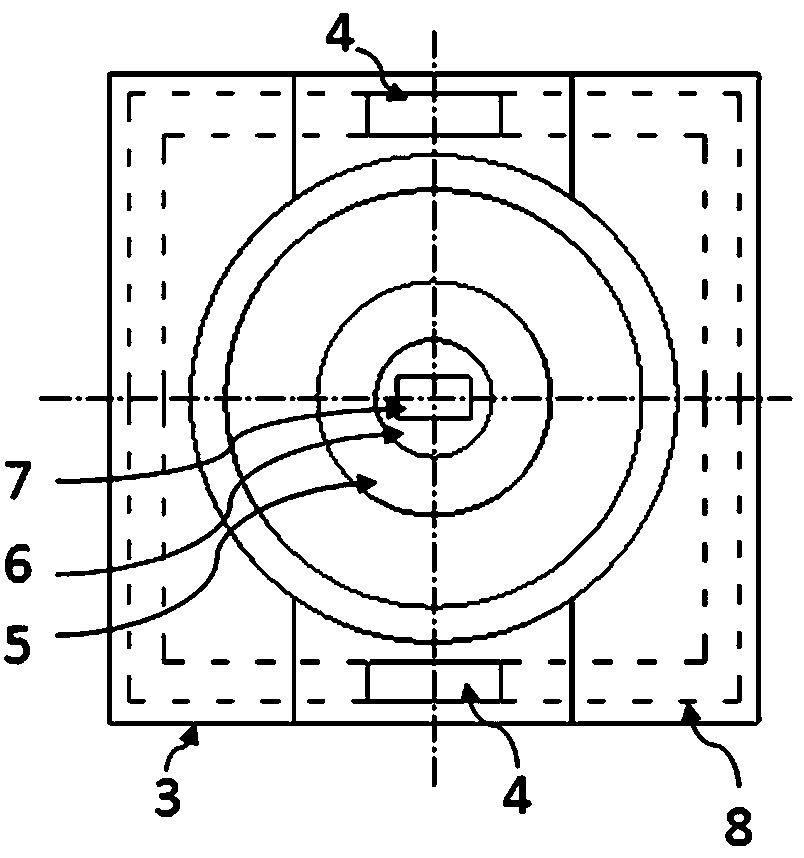 A luminous patch type elastic button