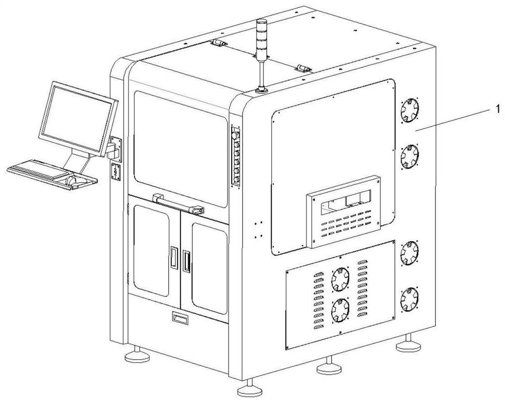 Small on-line full-automatic rubberizing machine