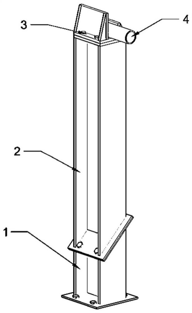 Upper chord bracing for high-altitude assembly of pipe truss and construction method of upper chord bracing