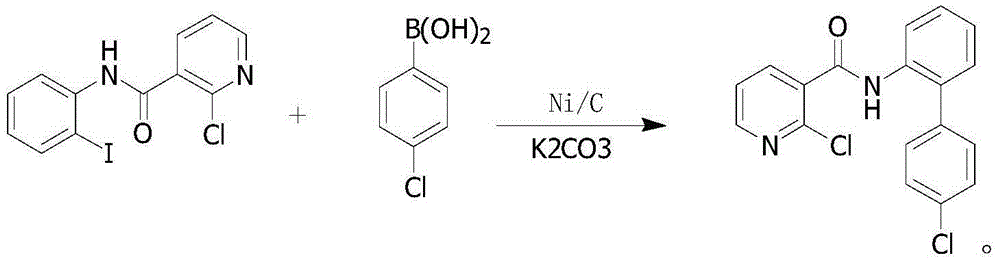 Preparation method of boscalid