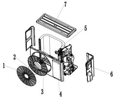 Grating assembly for outdoor unit of air conditioner