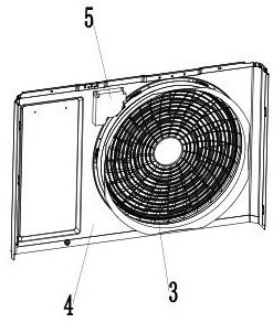 Grating assembly for outdoor unit of air conditioner