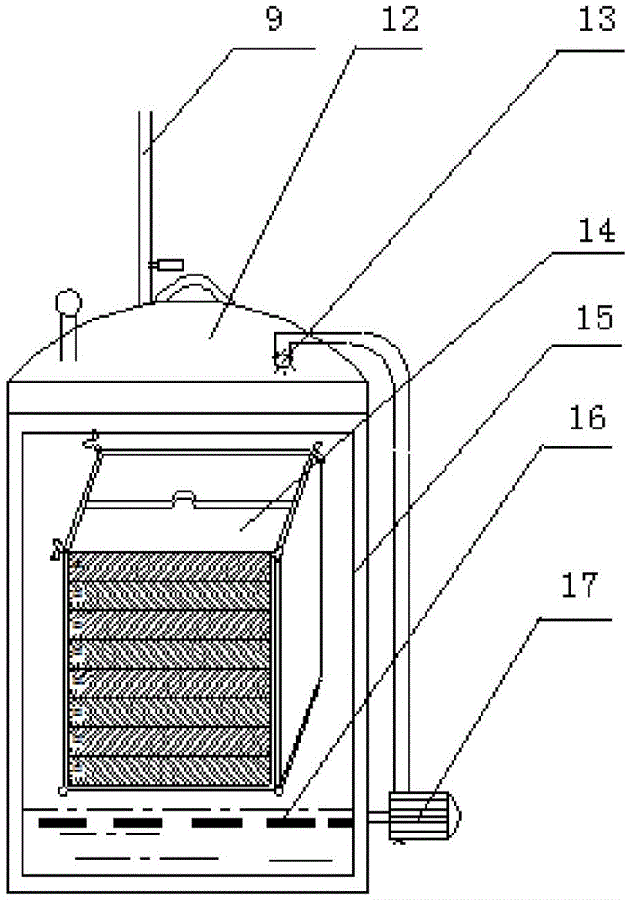 Method and system for rapidly producing hard-core preserved duck eggs in semi-continuous mode by vacuum decompression and sponge permeation method