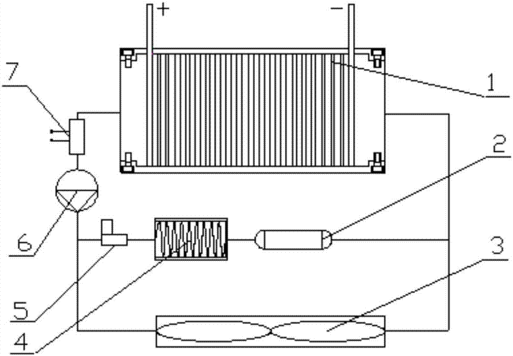 System and method for removing coolant ions of fuel cell online