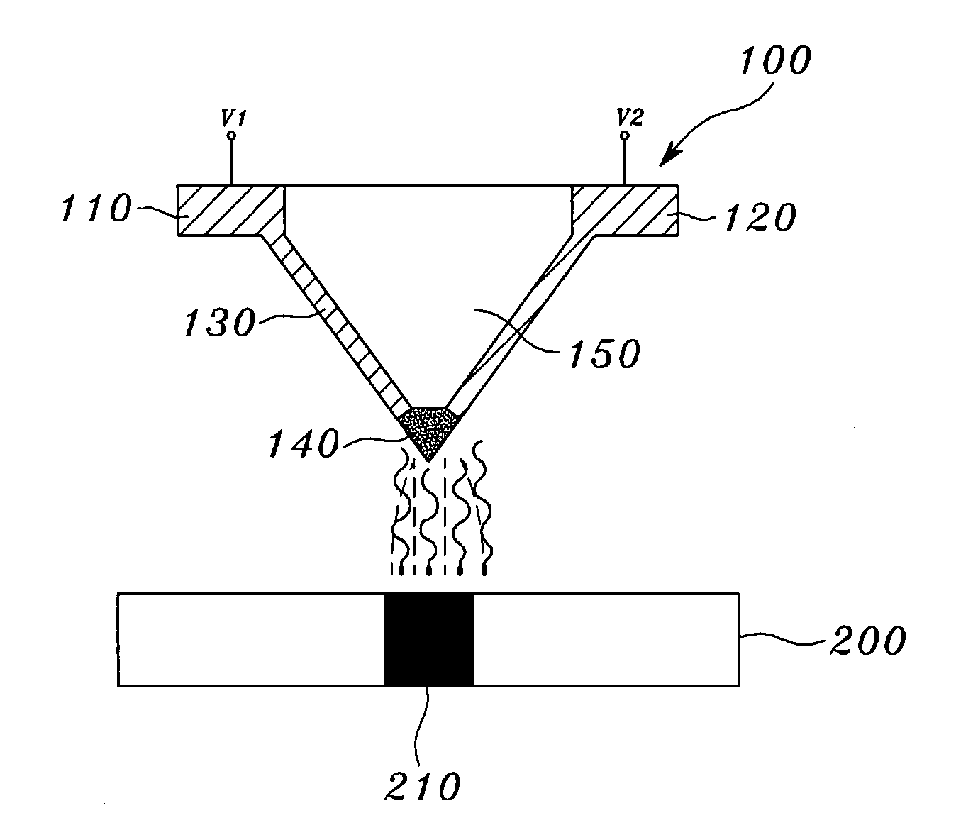 High density data storage device and data recording or reproduction method using the same