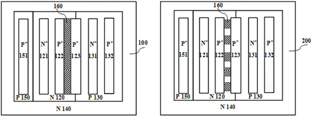 Low trigger voltage SCR structure based on floating trap trigger