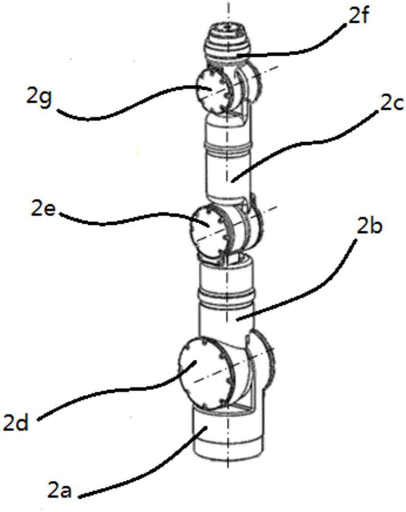 Asymmetrical double-mechanical-arm device