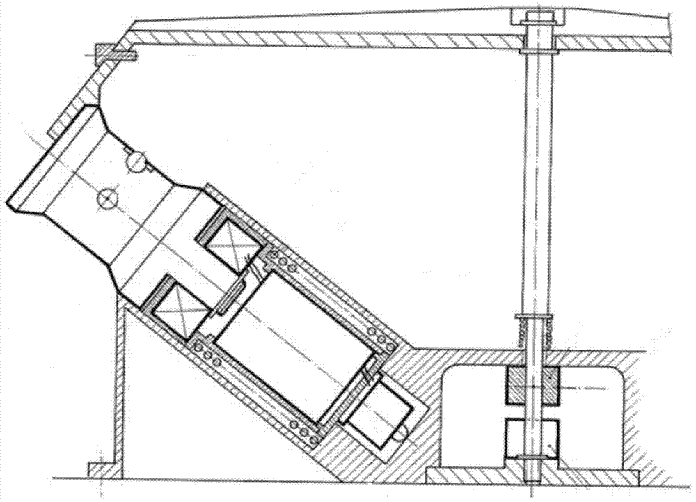 Spatial flying net synchronous launching device