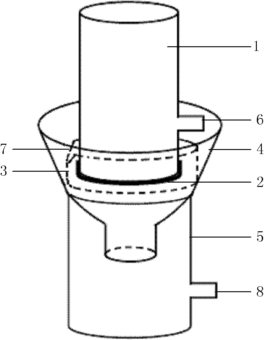 Oil and water separator based on micron-nano hiberarchy net membrane and application method thereof