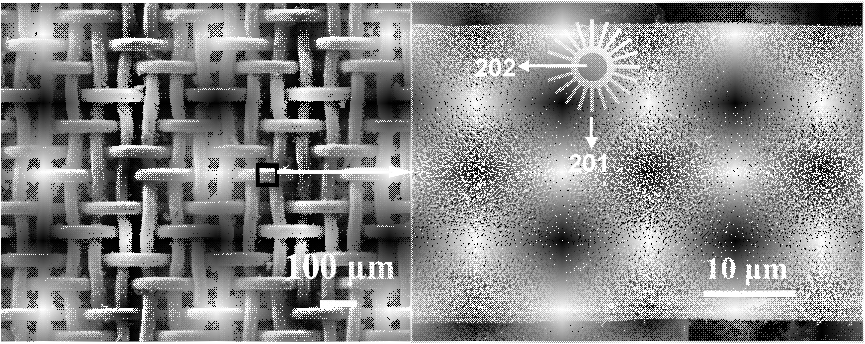 Oil and water separator based on micron-nano hiberarchy net membrane and application method thereof