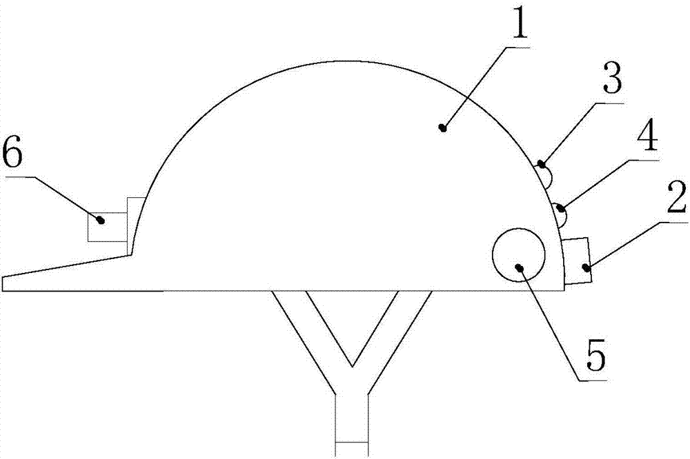 Multi-functional safety hat high in strength