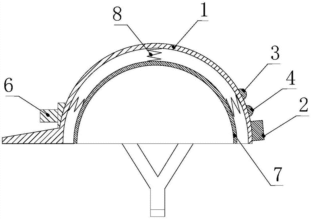 Multi-functional safety hat high in strength