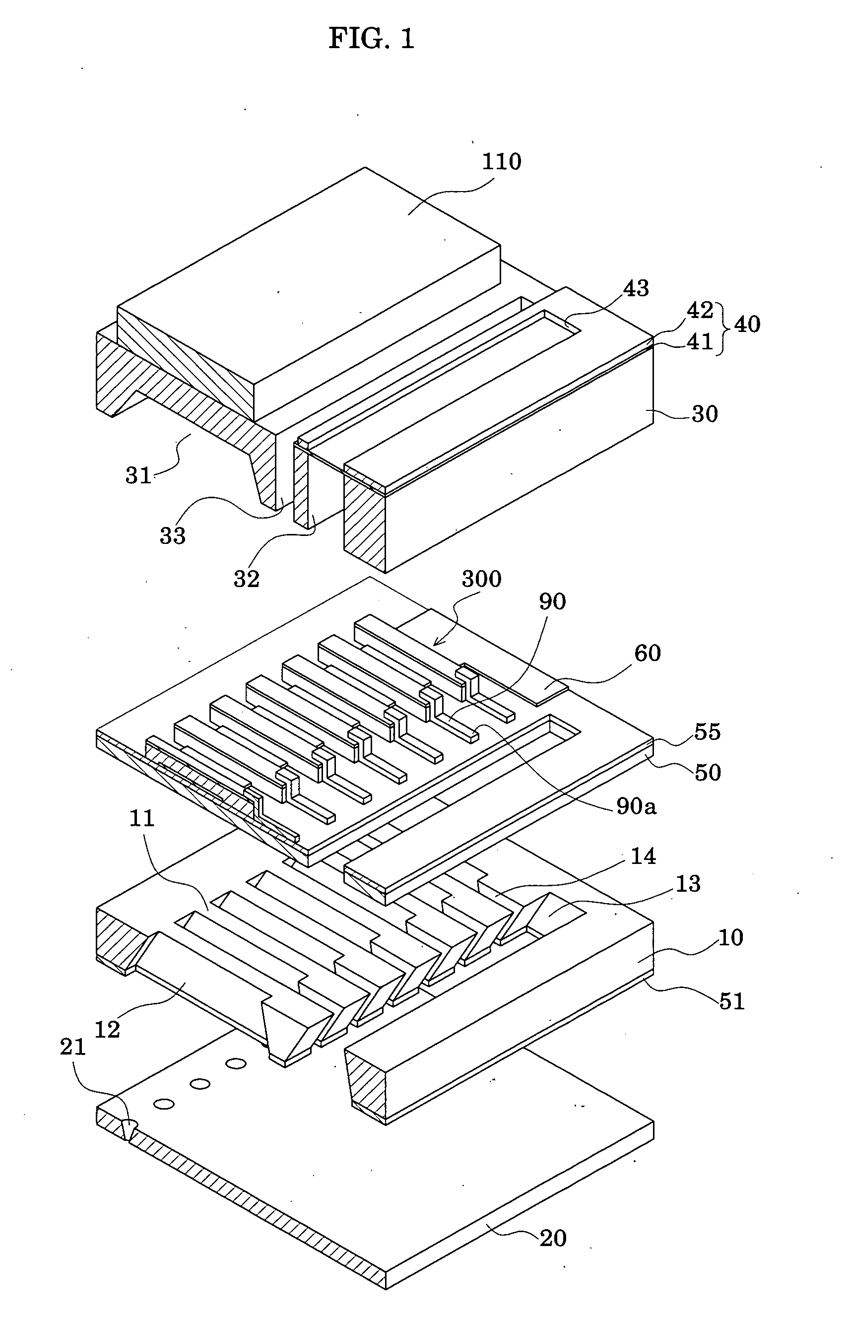 Bonding structure, actuator device and liquid-jet head