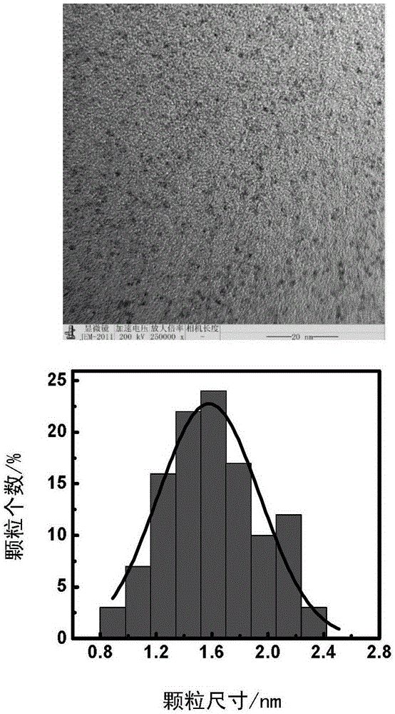 Nano-cluster and its preparation method and application