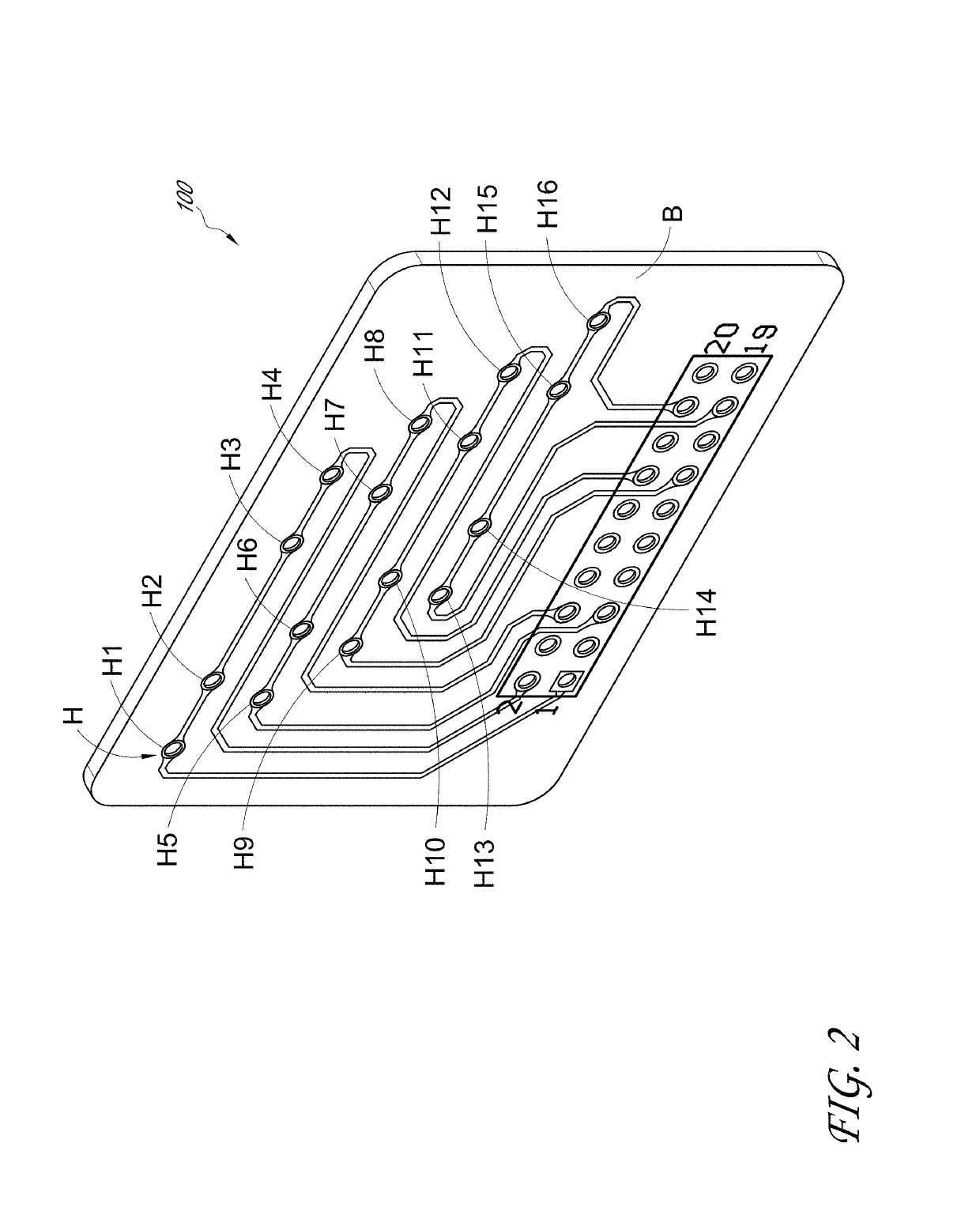 Printed circuit board test coupon for electrical testing during thermal exposure and method of using the same